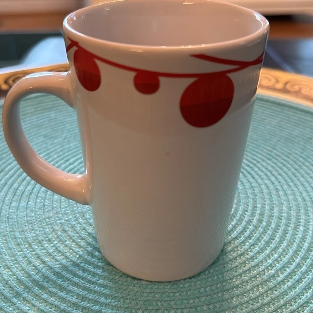 Starbucks Red Ornament 2012 holiday mug